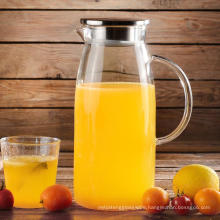 1500ml Borosilicate Glass Carafe, Fruit Infuser Water Pitcher.